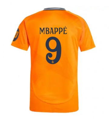 Real Madrid Kylian Mbappe #9 Bortatröja 2024-25 Kortärmad